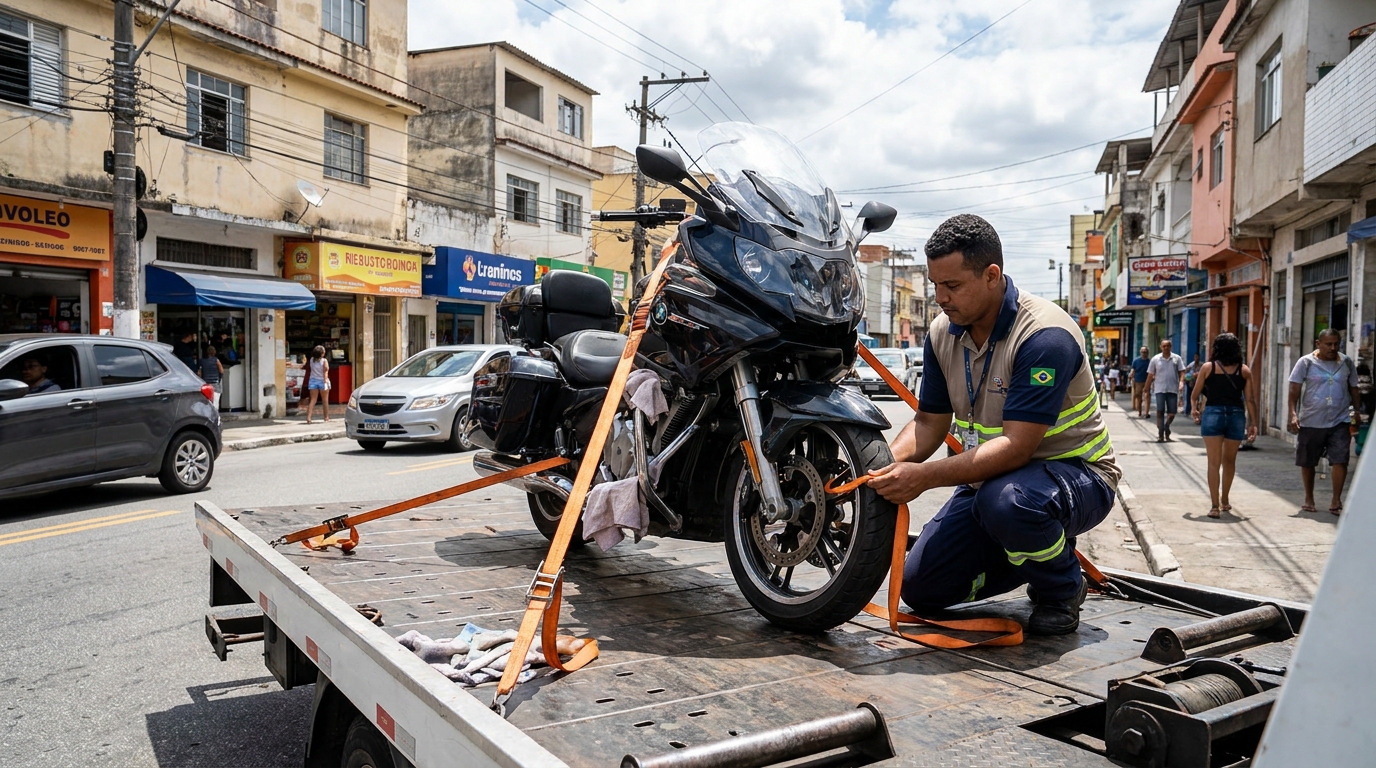 Remoção de Moto em Pane em Ponta Grossa‑PR